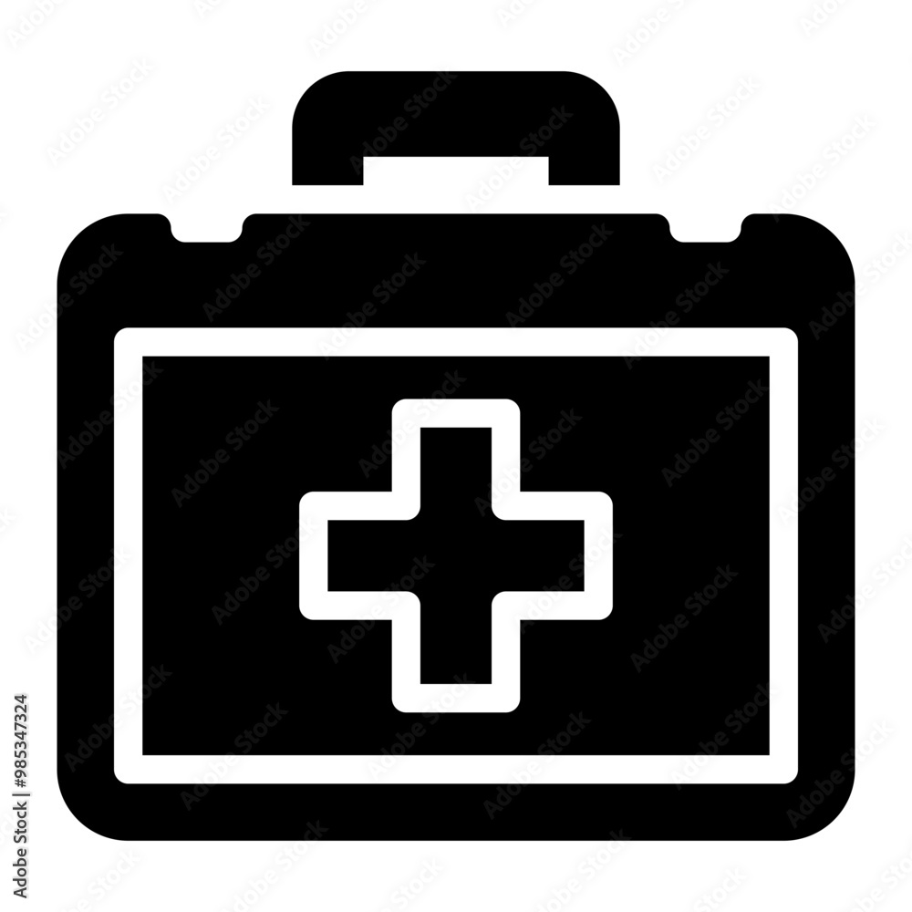 first aid kit glyph icon first aid kit glyph icon