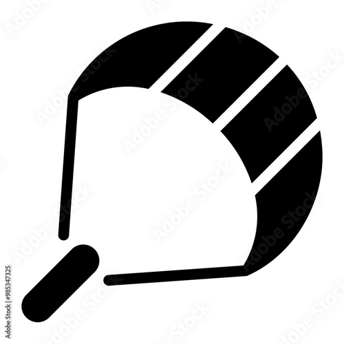 kitesurf glyph icon