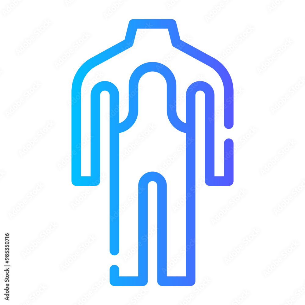 wetsuit gradient icon wetsuit gradient icon