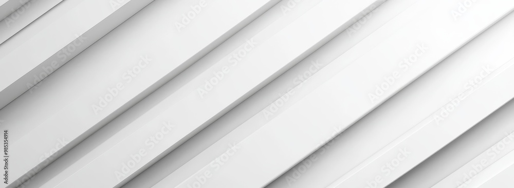 Obraz premium Abstract white background with diagonal lines.