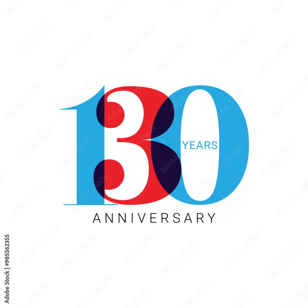 130, 130th Years Anniversary Logo, Vector Template Design element for birthday, invitation, wedding, jubilee and greeting card illustration. 130, 130th Years Anniversary Logo, Vector Template Design element for birthday, invitation, wedding, jubilee and greeting card illustration.