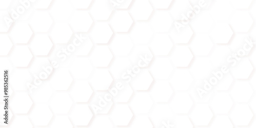 White soft light bubbles pattern of hydrogel balls as contemporary abstract background. Abstract background with seamless pattern with hexagons .