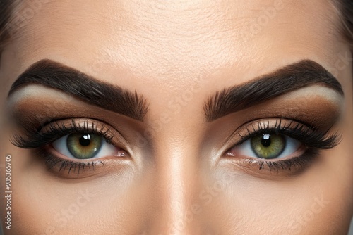 Eyebrows that lack definition and shape, with uneven thickness and unruly growth, require professional attention to