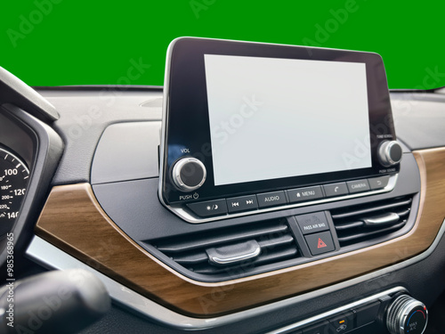 Car touch screen photo