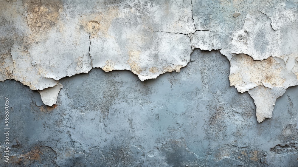 Cracked Peeling Grey Wall Texture Background Cracked Peeling Grey Wall Texture Background