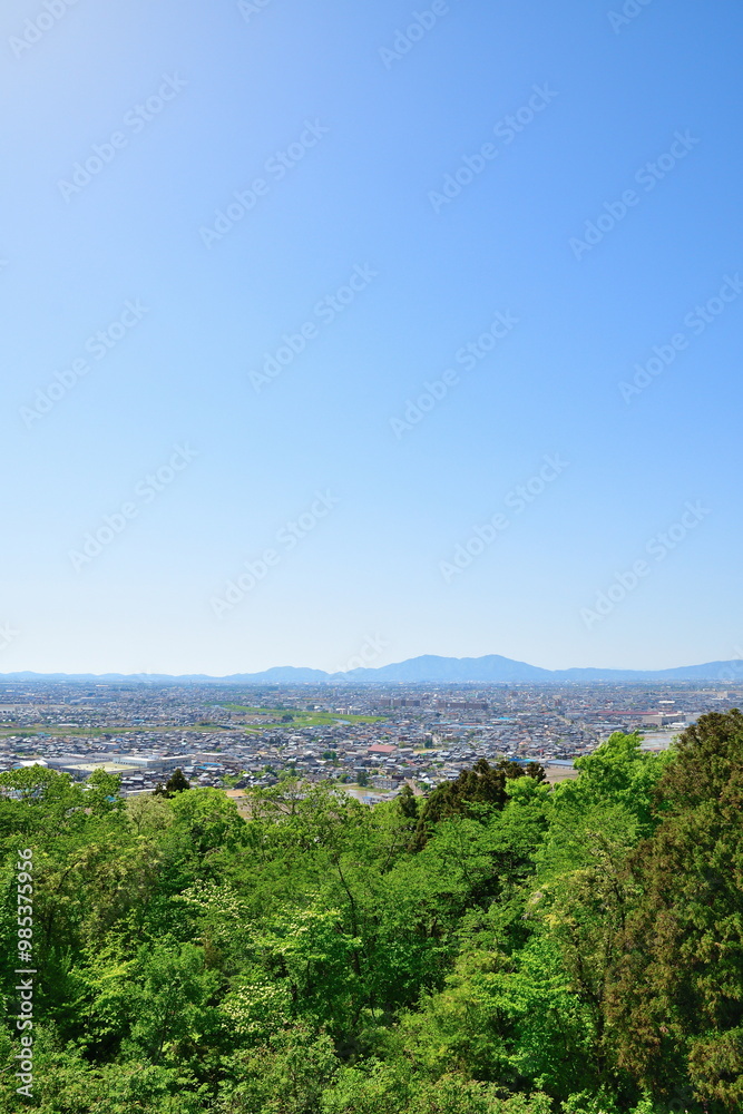 大崎山公園から三条市街を望む(新潟県) 大崎山公園から三条市街を望む(新潟県)