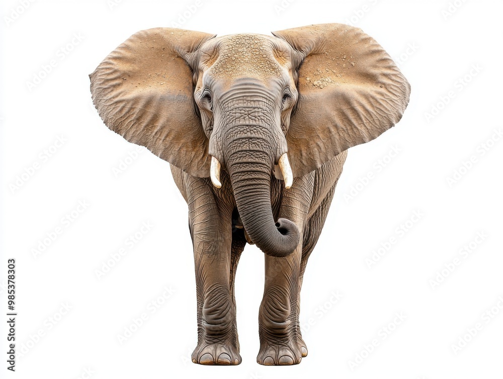 Fototapeta premium African Elephant with Large Ears.