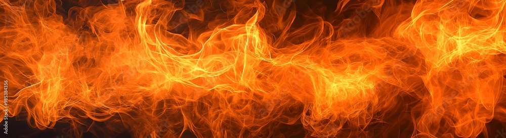 Fototapeta premium fire flames background