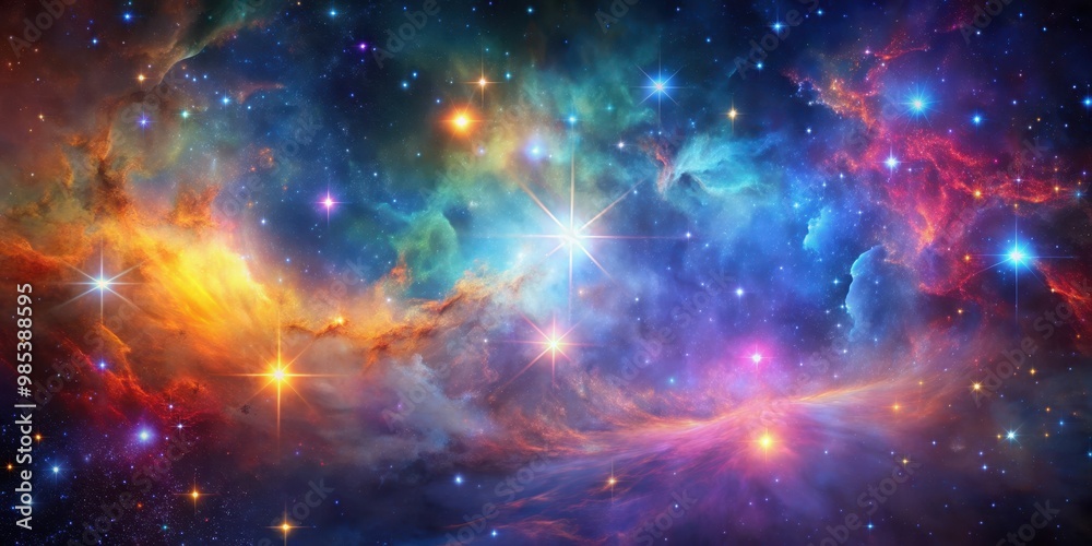 Fantasy space nebula with vibrant colors and sparkling stars, fantasy, space, nebula, interstellar, cloud, stars Fantasy space nebula with vibrant colors and sparkling stars, fantasy, space, nebula, interstellar, cloud, stars