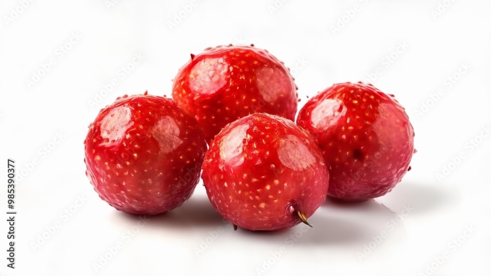 Fresh ripe strawberries ready for picking Fresh ripe strawberries ready for picking