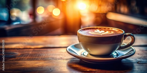 Wallpaper Mural Artistic closeup of a coffee cup with cinematic look, coffee, cup, artistic, closeup, details, cinematic, espresso, design Torontodigital.ca