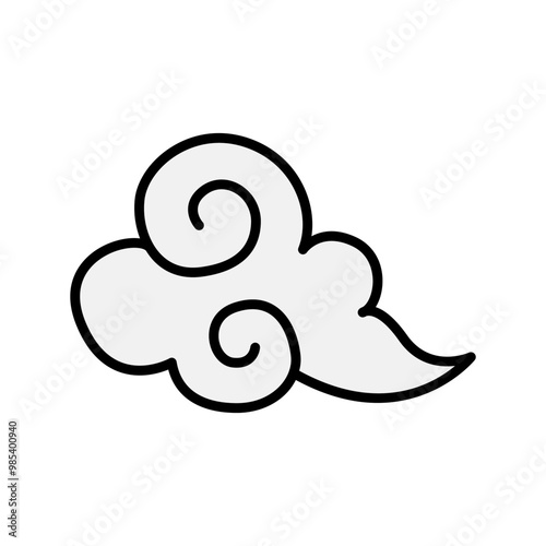 Chinese cloud icon