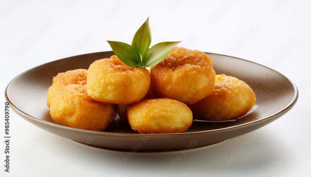 Malaysian Food, Yong Tau Foo on white background isolated. Malaysian Food, Yong Tau Foo on white background isolated.