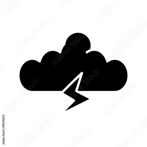 cloud glyph icon
