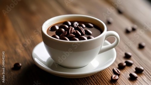  Indulgence in a cup  A chocolatey coffee moment