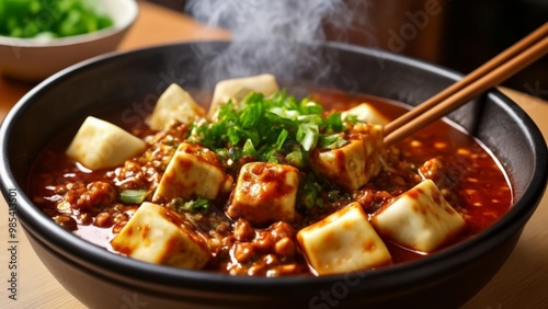  Delicious Asianinspired tofu stew ready to be savored photo