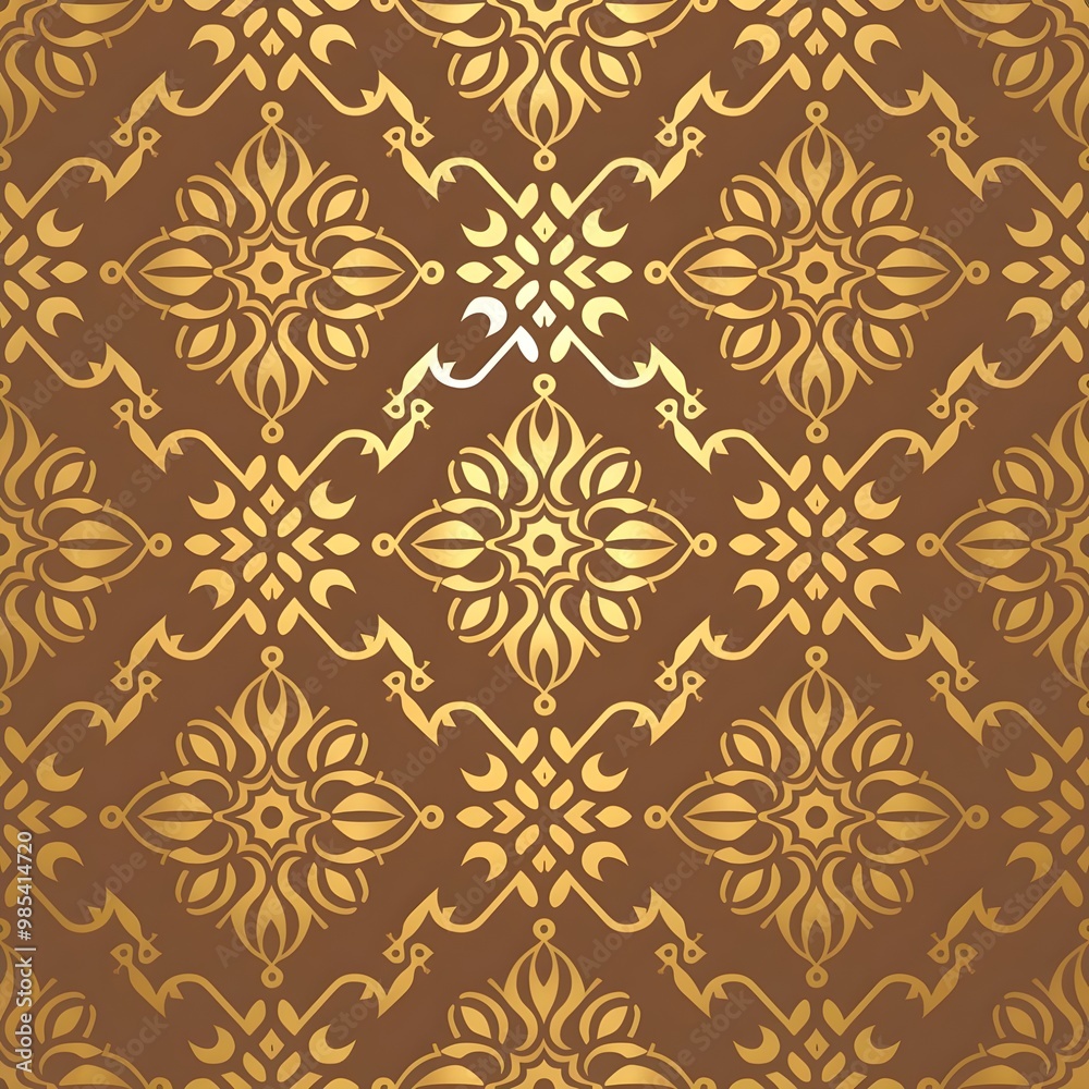 Golden and Brown Patterns Golden and Brown Patterns