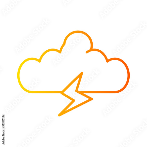 cloud gradient icon