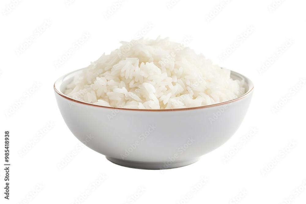 Steamed rice serving Steamed rice serving