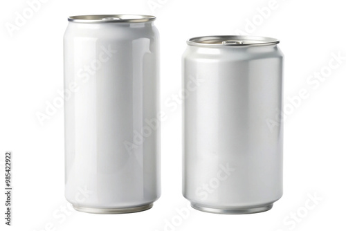 aluminum can isolated on white background