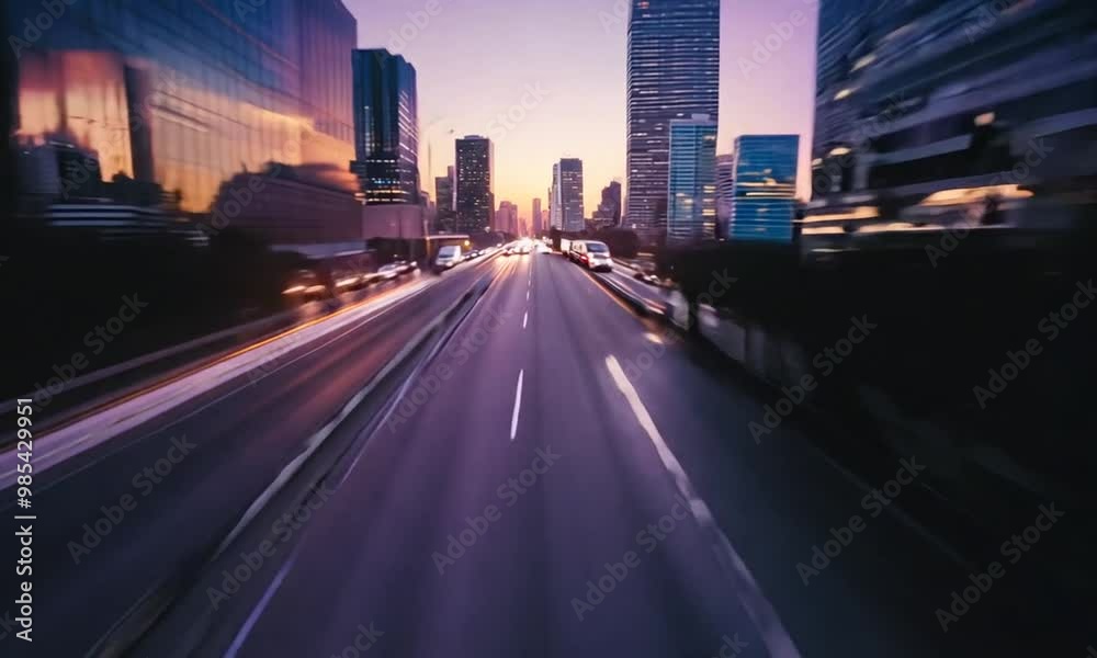 City with traffic and buildings. Aerial drone shot of city with buildings, traffic, and Skyscraper. City with traffic and buildings. Aerial drone shot of city with buildings, traffic, and Skyscraper.
