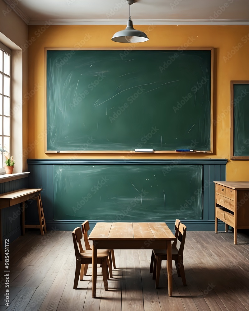 room with chalkboard room with chalkboard
