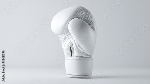white boxing-gloves on a white background