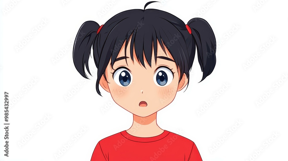 Adorable chibi girl portrait, featuring big eyes, vibrant colors, and a cute expression that captures the essence of anime art. Adorable chibi girl portrait, featuring big eyes, vibrant colors, and a cute expression that captures the essence of anime art.