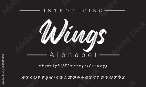 Expressive Brush Font for Creative Projects, Branding, and Invitations | Unique Style to Enhance Your Designs
