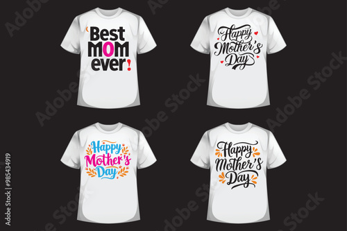Mother day typography t shirt  illustration
