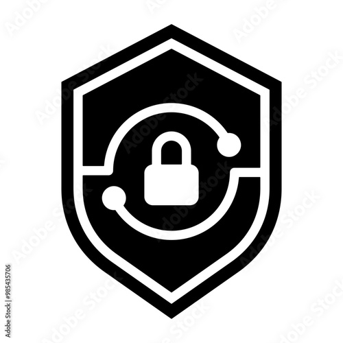 Cybersecurity Shield Icon