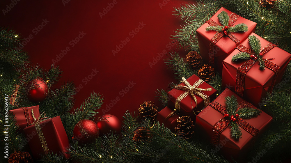 Christmas gift background Christmas gift background