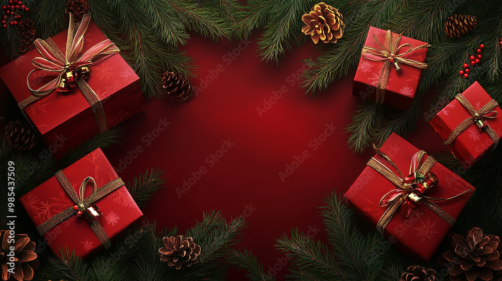 Christmas gift background Christmas gift background