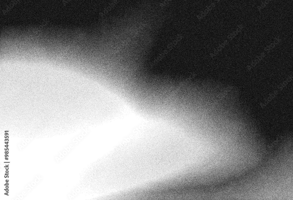 Fototapeta premium Abstract black and white gray grainy texture gradient background
