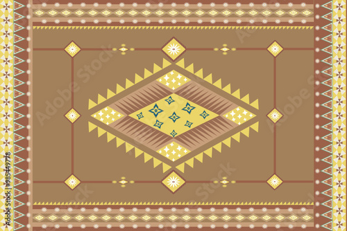 Native pattern American,oriental ethnic seamless pattern traditional background design for carpet,wallpaper,batik,fabric,Vector illustration embroidery style,Tribal Navajo,seamless vector for textile.