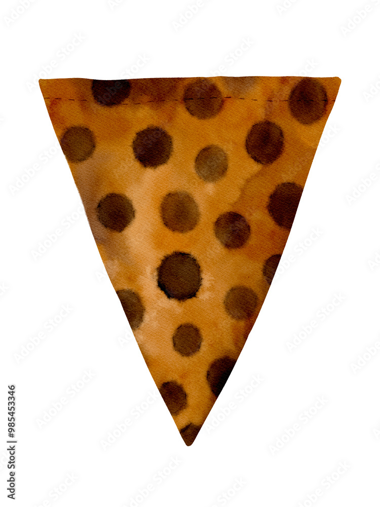 An Exquisite Abstract Polka Dot Pattern Featured on a Triangular Shape of Unique Design An Exquisite Abstract Polka Dot Pattern Featured on a Triangular Shape of Unique Design