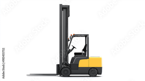 Electric Reach Truck for Precision Cargo Handling