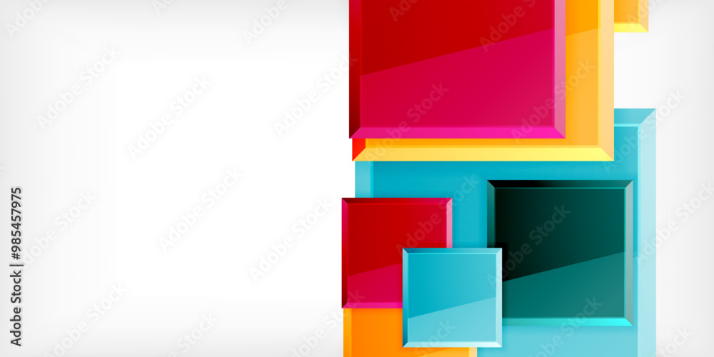 Shiny glossy metallic or plastic square design background. Vector Illustration For Wallpaper, Banner, Background, Card, Book Illustration, landing page Shiny glossy metallic or plastic square design background. Vector Illustration For Wallpaper, Banner, Background, Card, Book Illustration, landing page