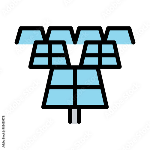 Solar farm icon