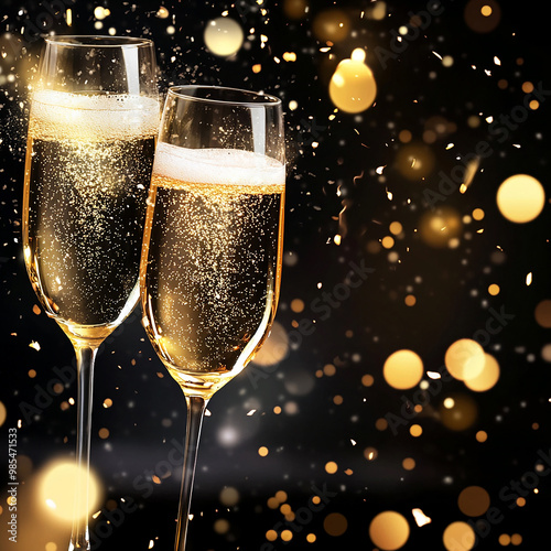 Happy new year eve party