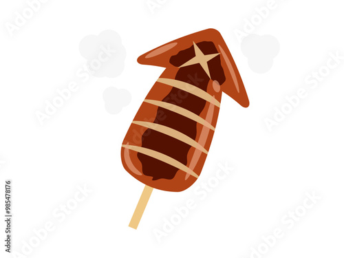 ほかほかのイカ焼き