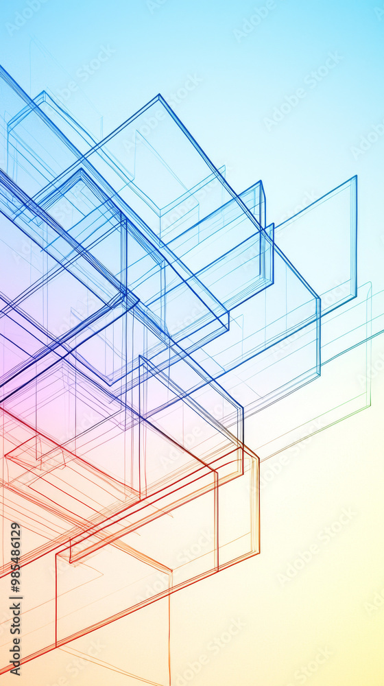 Abstract colorful geometric pattern. Abstract colorful geometric pattern.