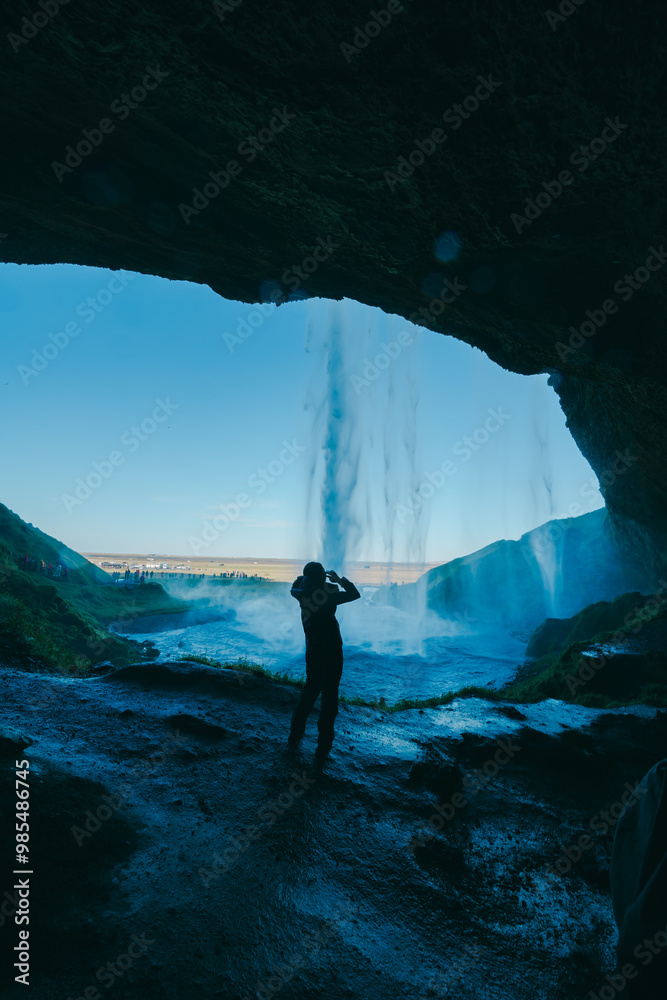 Fototapeta premium アイスランドのセリャラントスフォス