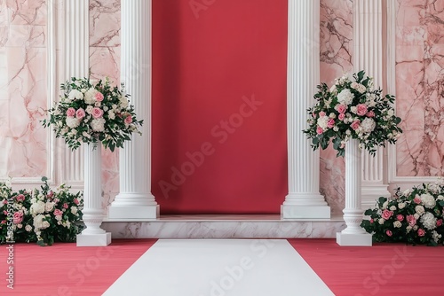 Custom color options for event decoration arch backdrops to suit any event theme