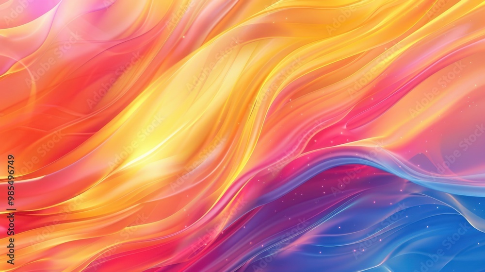 Abstract bright background with flowing color gradients Abstract bright background with flowing color gradients