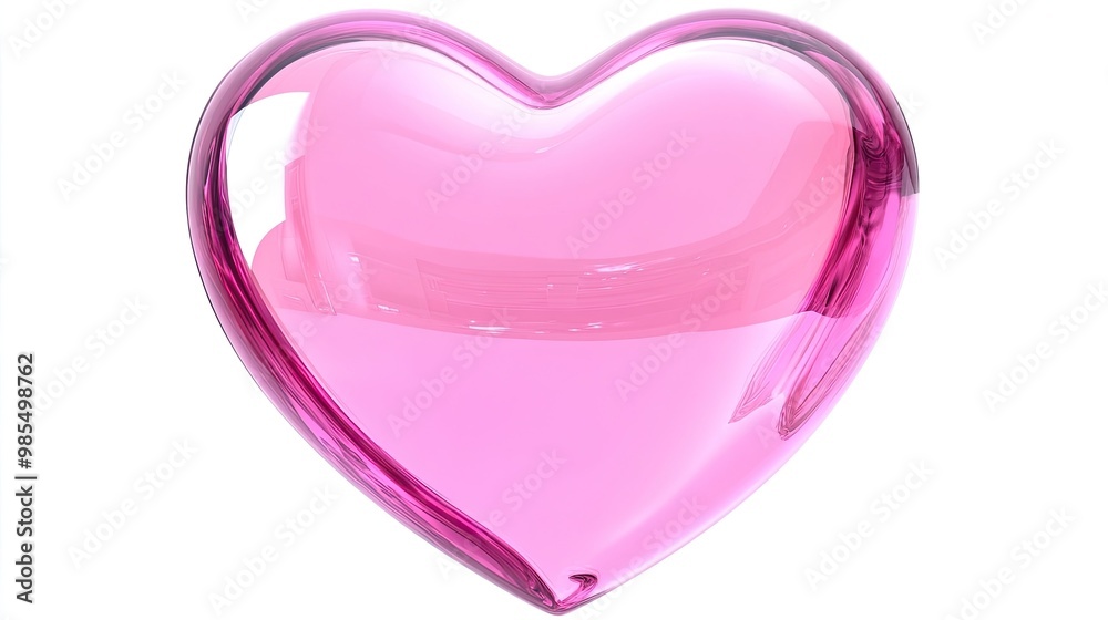 Pink 3D Heart Clip Art: 3D pink heart clip art, perfect for romantic or celebratory themes.