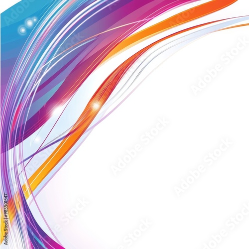 

Stunning  Colorful  Lines with Vector Style Background for Business Reports,picture leave a part white space ,A Professional and Modern Visual.   Showcasing Cleanliness and Precision. photo