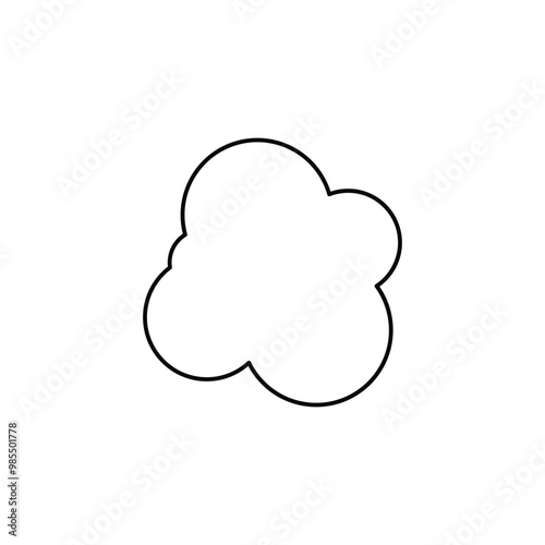 speech bubble vector image loud, speech, bubble, illustration, icon, vector, symbol, design, thought, web, message, sign, cartoon, sky, communication, weather, think, blank, 3d, balloon, rain, shape, 