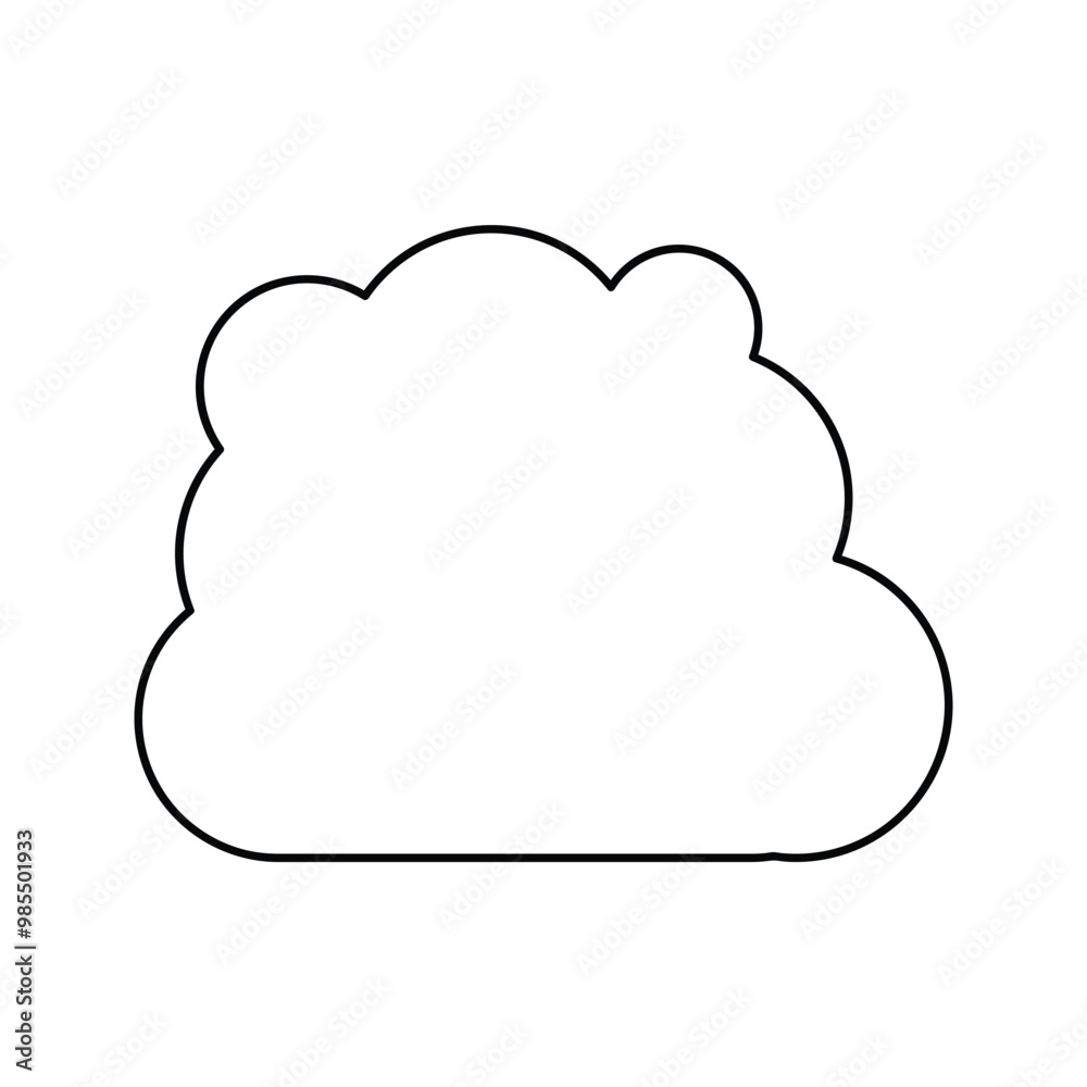 speech bubble vector image loud, speech, bubble, illustration, icon, vector, symbol, design, thought, web, message, sign, cartoon, sky, communication, weather, think, blank, 3d, balloon, rain, shape, 