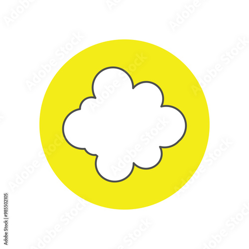 speech bubble vector image loud, speech, bubble, illustration, icon, vector, symbol, design, thought, web, message, sign, cartoon, sky, communication, weather, think, blank, 3d, balloon, rain, shape, 